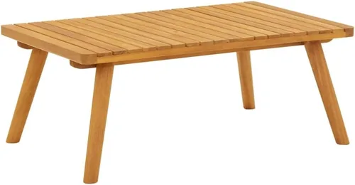 Miniatura 6 de Ensemble de Salon de Jardin 4 Pièces en Bois d'Acacia Massif Gris, Modulaire et Confortable avec Coussins, Pour Terrasse, Balcon ou Jardin Extérieur