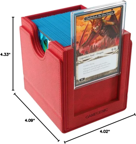 Miniatura 8 de Gamegenic Sidekick Pro 100+ XL Convertible - Caja de mazo premium con almacenamiento seguro para tarjetas, estuche deslizante para tarjetas