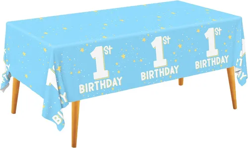 Miniatura 16 de Gatherfun Juego de suministros para fiesta de unicornio: Decoraciones perfectas de cumpleaños de unicornio, incluye paquete de 2 manteles