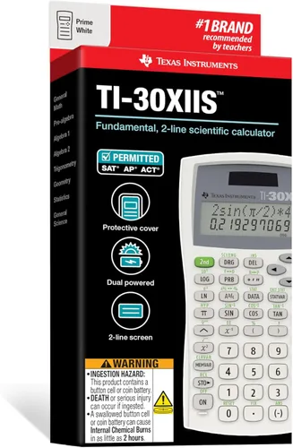 Miniatura 9 de Calculadora científica Texas Instruments TI-30 X IIS 2-Linea, Blanco
