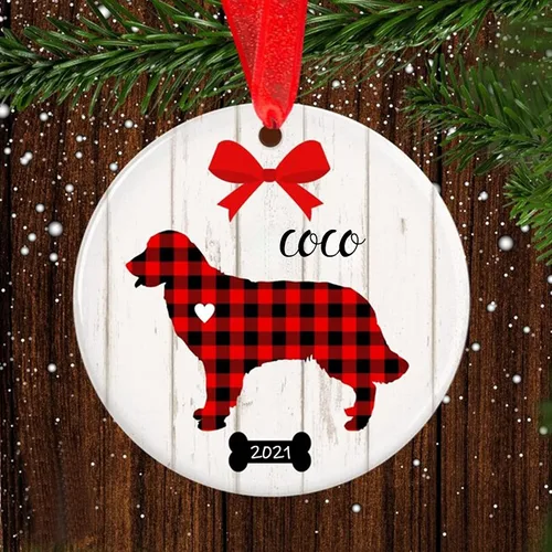 Miniatura 18 de Adorno de Navidad para mascotas, adorno de Beagle, regalos para amantes de mascotas, regalo conmemorativo para mascotas, recuerdo de Beagles