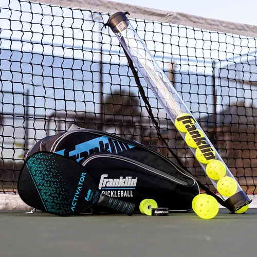 Miniatura 8 de Franklin Sports Juego de paletas y pelotas de pickleball - Raquetas de madera para pickleball + bolas - Activador - Aprobado por USAPA Juego