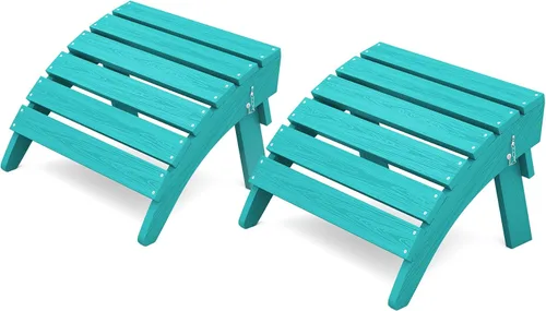 Miniatura 12 de KINGYES Otomana Adirondack plegable para silla Adirondack, Aruba