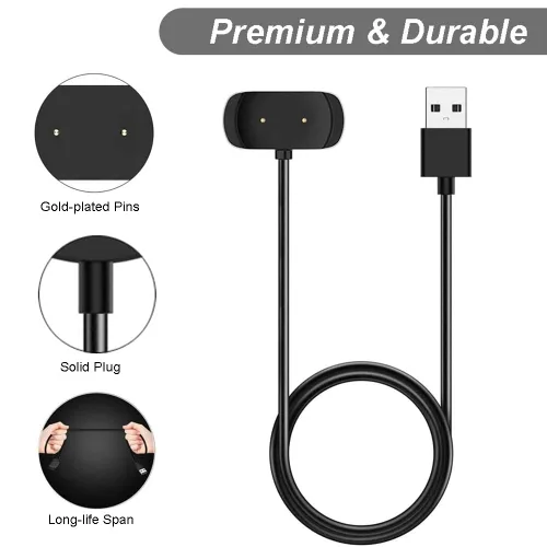 Miniatura 2 de Cargador para Amazfit Bip 5/3, T-Rex Pro, GTS 4 Mini, GTS 2/2e, GTR 2/2e, 2 GTR Mini Smart Watch - Cable de carga magnético de repuesto
