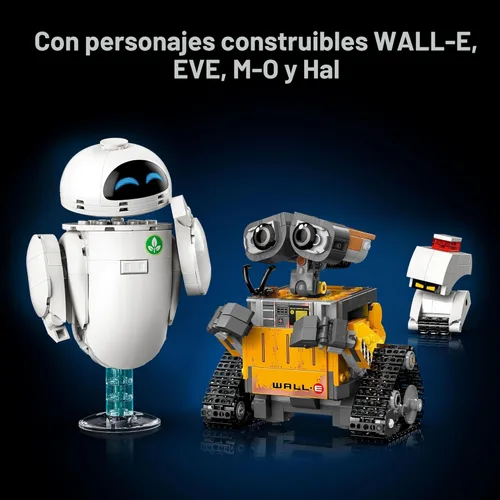 Miniatura 5 de LEGO Disney & Pixar Wall-E & EVE - Juego de construcción para adultos, mayores de 18 años, oficina en casa, estante de libros o decoración