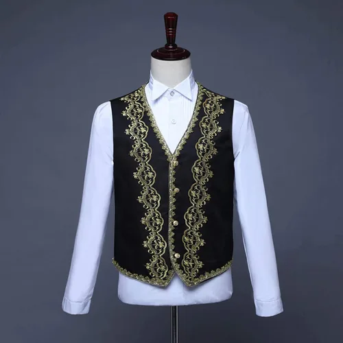 Miniatura 2 de Abrigo steampunk para hombre, chaqueta gótica victoriana, uniforme de Halloween, estilo vintage