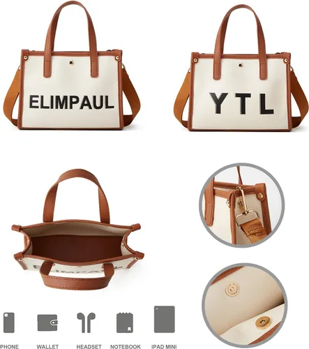 Miniatura 4 de Women Fashion Handbag Wallet Tote Bag Shoulder Bag Top Handle Satchel Purse Set