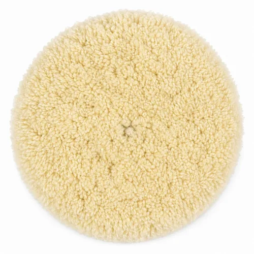 Miniatura 8 de Woolous Almohadilla de pulido de lana de 7 pulgadas - 100% lana de cordero torcida para pulir pulido compuesto con gancho y bucle para detalles