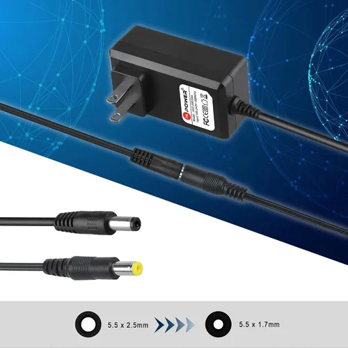 Miniatura 3 de Cargador adaptador de corriente CA a CC para teclado de piano Casio CT-720 CT-657 CTK-120 CTK-450 CTK-530 CTK-518 CTK-300 LK-90 LK-210 Cargador