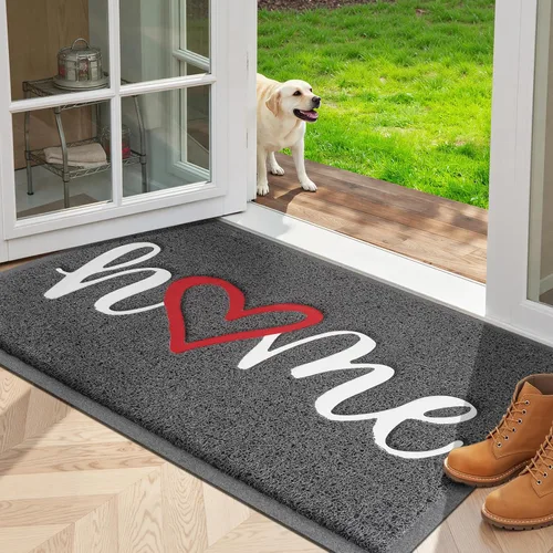 Miniatura 8 de StepLively Tapete de bienvenida para el hogar, exteriores e interiores, resistente y de bajo perfil, antideslizante, para entrada del hogar, entrada