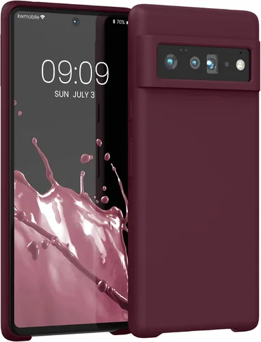 Miniatura 326 de kwmobile Funda Compatible con Google Pixel 6 Pro - Funda de Teléfono de Silicona TPU con Acabado Suave - Azul Caribe
