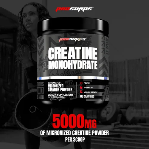 Miniatura 2 de ProSupps Monohidrato de creatina en polvo para hombres y mujeres, sin sabor, 5000 mg de creatina micronizada, suplemento de entrenamiento