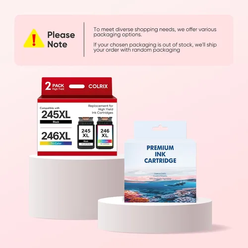Miniatura 5 de Paquete combinado de cartuchos de tinta 245XL 246XL compatible con Canon 245 246 XL PG245 CL246 Work para Canon PIXMA MG2420 MG2522 MG2525 MG2920
