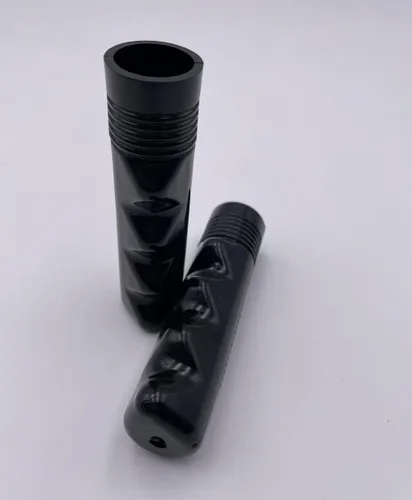Miniatura 3 de Finger Groove Nub - Puños acanalados clásicos antideslizantes para barra de mango de 1 pulgada, 1 par