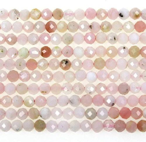 Miniatura 8 de MJDCB Cuentas sueltas redondas de amazonita natural facetadas de 0.118 in para hacer joyas, pulseras y collares
