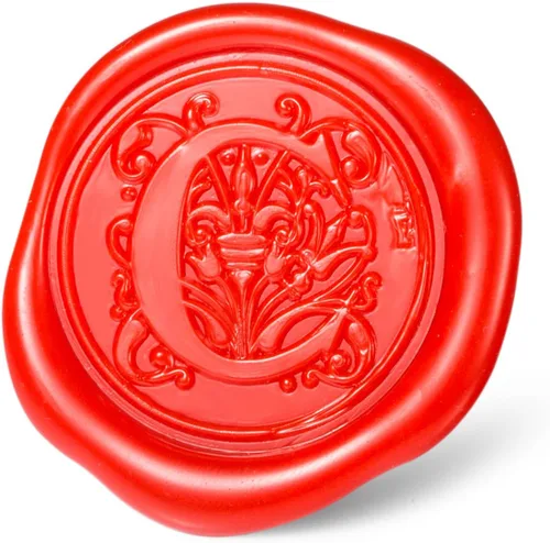 Miniatura 17 de Sello de cera Mceal, sello grande de 1 1/5"(30mm) de diámetro, cabeza de latón plateado con mango de madera, serie de letras de la A a la Z