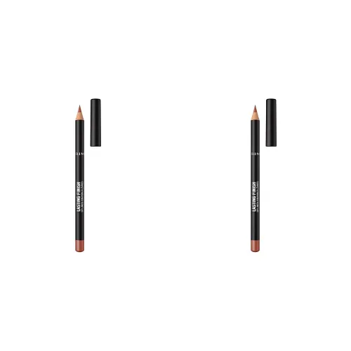 Miniatura 19 de Rimmel Lasting Finish 8HR - Delineador de labios de acabado duradero hasta por 8 horas, color 790 Brownie Pie, paquete de 1 (paquete de 2)