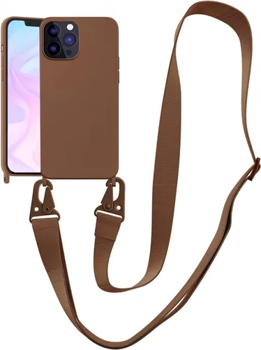 Miniatura 48 de Funda compatible con iPhone 13 con correa, funda cruzada para iPhone con cordón, ajustable, a prueba de golpes, protección contra caídas, funda