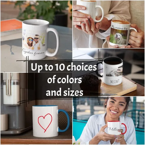 Miniatura 5 de Tazas personalizadas con imágenes, taza personalizada con fotos, tazas personalizadas con palabras, tazas personalizadas con texto, tazas