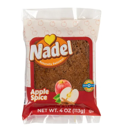 Miniatura 11 de Nadel - PASTEL DE CALABACÍN NATURALLY DELICIOUS (Paquete de 4) Rebanadas de Panes Dulces y Pasteles, refrigerio para el almuerzo de regreso a