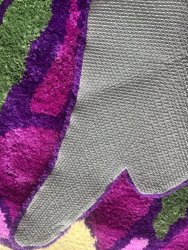 Miniatura 6 de Judy Dre am Alfombra de área con forma de flores de loto rosa, alfombra suave para bañera, cocina, baño, dormitorio, exterior, interior, 31 x 22