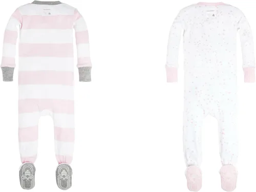 Miniatura 2 de Burt's Bees - Paquete de 2 pijamas antideslizantes para bebés y niñas