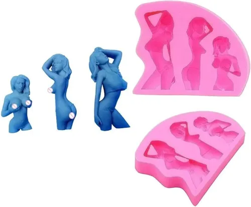 Miniatura 7 de BTBS - Moldes de silicona o moldes de plástico para adultos traviesos para el día de San Valentín, moldes sexuales eróticos (molde para adultos #1)