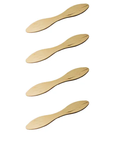 Miniatura 2 de Concession Essentials 500 cucharas de degustación biodegradables de madera, cucharas ecológicas de 5 pulgadas, perfectas para tomar muestras