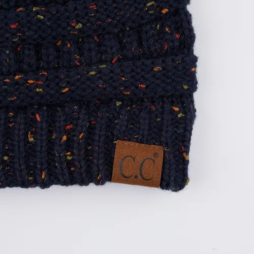 Miniatura 65 de C.C Trendy Warm Chunky Soft Stretch Cable Knit Beanie
