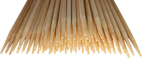 Miniatura 9 de Brochetas de bambú de 6 pulgadas para barbacoa, aperitivo, fruta, cóctel, kebab, kabob, parrilla, fuente de chocolate, cocina, manualidades