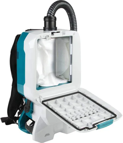 Miniatura 3 de Makita XCV17PG 18V X2 LXT® Litio-Ion (36V), aspirador en seco con mochila sin escobillas y con filtro HEPA de 1.6 galones (6.0Ah)