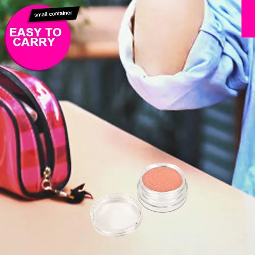 Miniatura 4 de GBSTORE Contenedores cosméticos de plástico de 0.11 oz, para sombra de ojos, uñas, polvo, joyería, bálsamo labial, brillo labial, crema y cremas