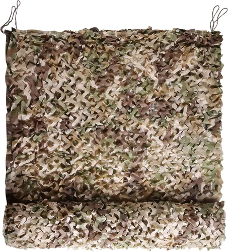 iunio Red de Camuflaje, Red de Camuflaje, 10 pies×10 pies, 10x20 pies, 20 pies×20 pies, Respaldo de Malla Tela Oxford Red de Camuflaje Excedente