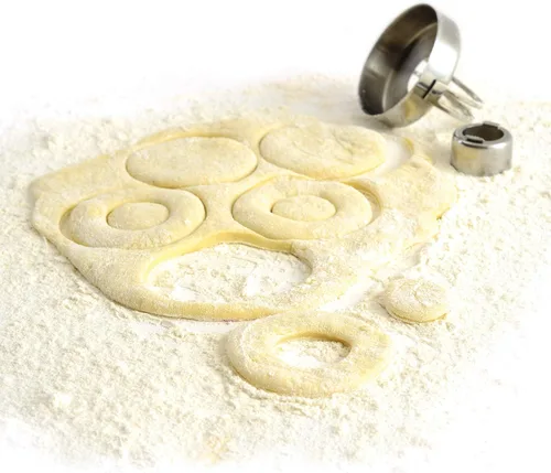 Miniatura 4 de Norpro Cortador de rosquilla/galleta/galleta de acero inoxidable con centro extraíble de 2.75 pulgadas/2.8 in