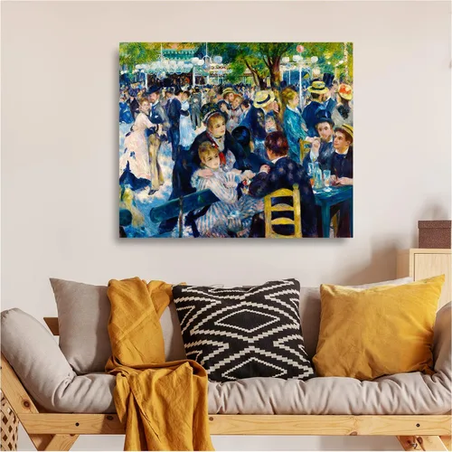 Miniatura 487 de A&T ARTWORK Campo de trigo con cipreses de Van Gogh Las reproducciones de arte clásico mundial, impresiones en lienzo giclée para decoración