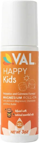 VAL Roll-On de magnesio para niños | Cloruro de magnesio Zechstein suave | Relajación para el día y la hora de dormir | Apoyo para la calma y el