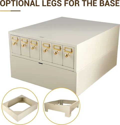 Miniatura 9 de 4E's USA Gabinete de almacenamiento deslizante - Almacenamiento modular con 6 cajones con capacidad para hasta 5,000 toboganes de laboratorio