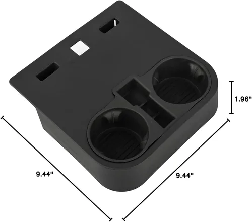 Miniatura 7 de Bandeja portavasos para consola central HC3Z-2813562-AB Compatible con Ford F150 2015-2020 / F250 F350 F450 Super Duty 2017-2022 Asiento de salto