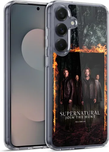 Miniatura 101 de Head Case Designs Supernatural Sam, Dean & Castiel Key Art - Funda de gel con licencia oficial [protección de grado militar] compatible con Google