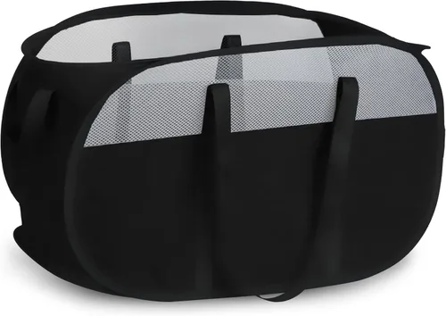 Cestas plegables para la ropa sucia de 100L, cesta emergente a prueba de desgarros con asas dobles, cesta de lavandería plegable grande, cesta de