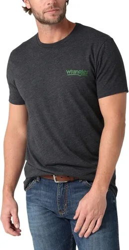 Wrangler - Camisa de manga corta, con logotipo, para hombre