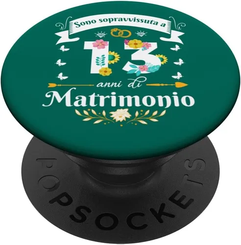 Miniatura 6 de Sono Sopravvissuta 13 Anni di Matrimonio Per Donna Moglie PopSockets MagSafe PopGrip for iPhone