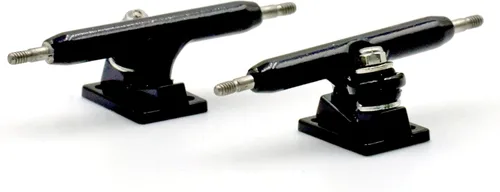 Miniatura 33 de A1 Pro Fingerboard Trucks 36 mm 34 mm 32 mm con nueva base y copa de pivote (32 mm Azul bebé)