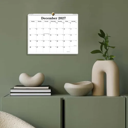 Miniatura 7 de Calendario 2026 – Calendario 2026-2027 de enero de 2026 a junio de 2027, calendario de pared colgante con encuadernación en espiral 2026