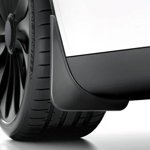 Miniatura 10 de REEVAA - Juego de 4 guardabarros para Tesla Model Y 2019-2025, protege la pintura, no requiere perforación, para todo tipo de clima, negro