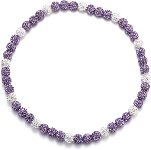 Miniatura 19 de Collar de Cadena de Béisbol con Perlas para Hombres, Regalos de Collar de Béisbol de la Colección Bling Ice para Niños, Collar de Accesorios