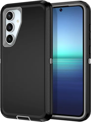 Miniatura 14 de I-HONVA para Samsung Galaxy S21 FE 5G, Funda Resistente a Golpes, Polvo y Caídas de 3 Capas, Protección Completa del Cuerpo