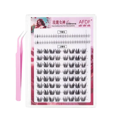 Miniatura 19 de Extensión de Pestañas DIY Efecto 3D Natural Individual 9/11/12mm Pestañas 80 Racimos Pestañas de Volumen Set Mixto, Extensión de Pestañas Caseras