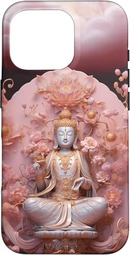 Miniatura 20 de iPhone 16 Pink Buddha - Lotus Flower - Spiritual Buddhism Buddhist Case