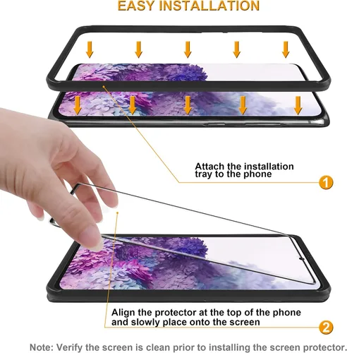Miniatura 2 de Supershieldz Protector de pantalla de vidrio templado diseñado para Samsung Galaxy S20 5G / Galaxy S20 5G UW con (bandeja de fácil instalación)